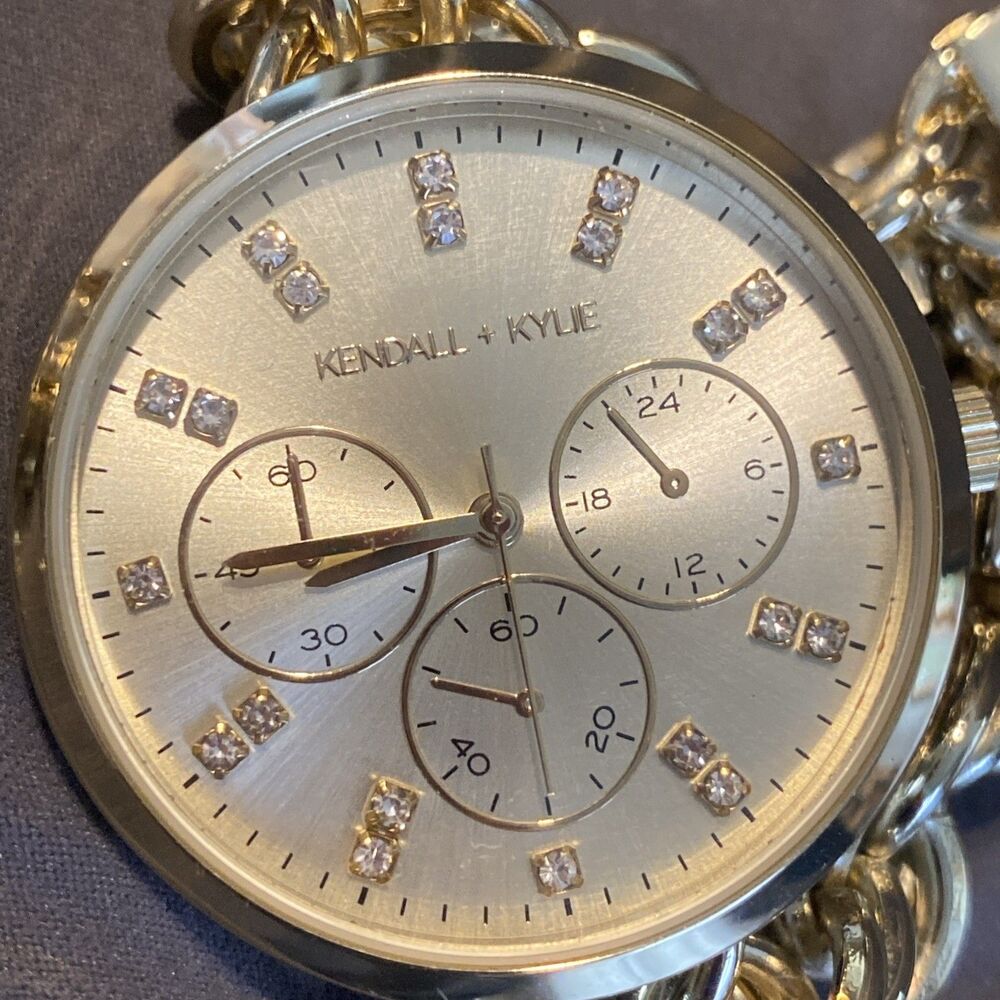 Kendall + Kylie Women's Watch Gold Tone Stainless Steel Quartz Crystal 38mm